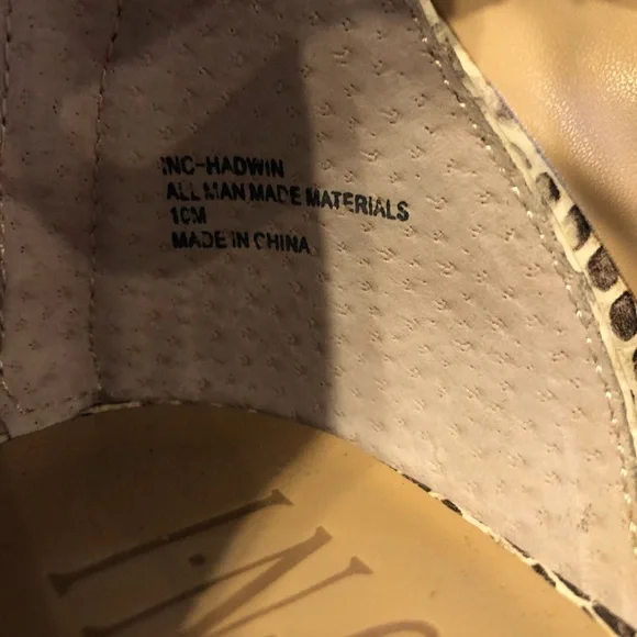 Snake scallops block heel snake print block heel size 10M - Picture 2 of 7